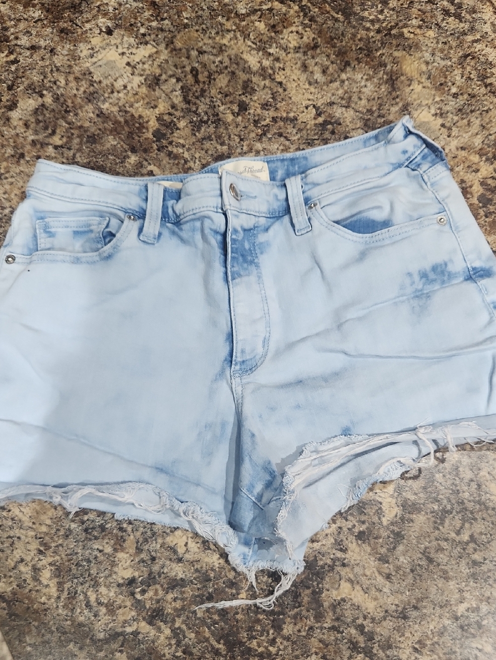Universal Thread Light Blue Distressed Denim Cutoff Shorts
